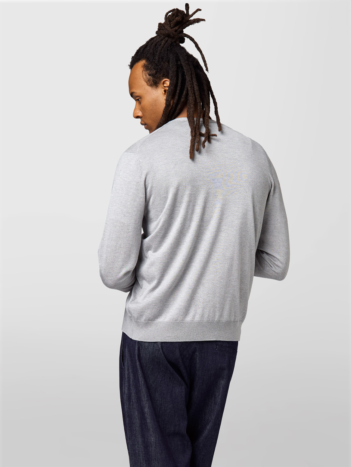 ALPHA STUDIO: SILK AND CASHMERE CARDIGAN