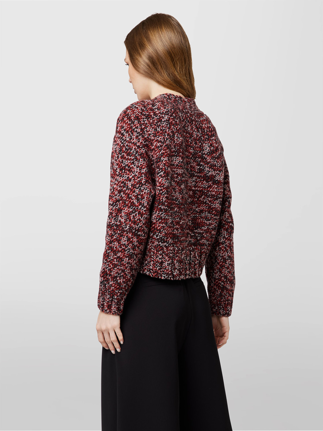 ALPHA STUDIO: MOULINE CARDIGAN IN THREE COLORS