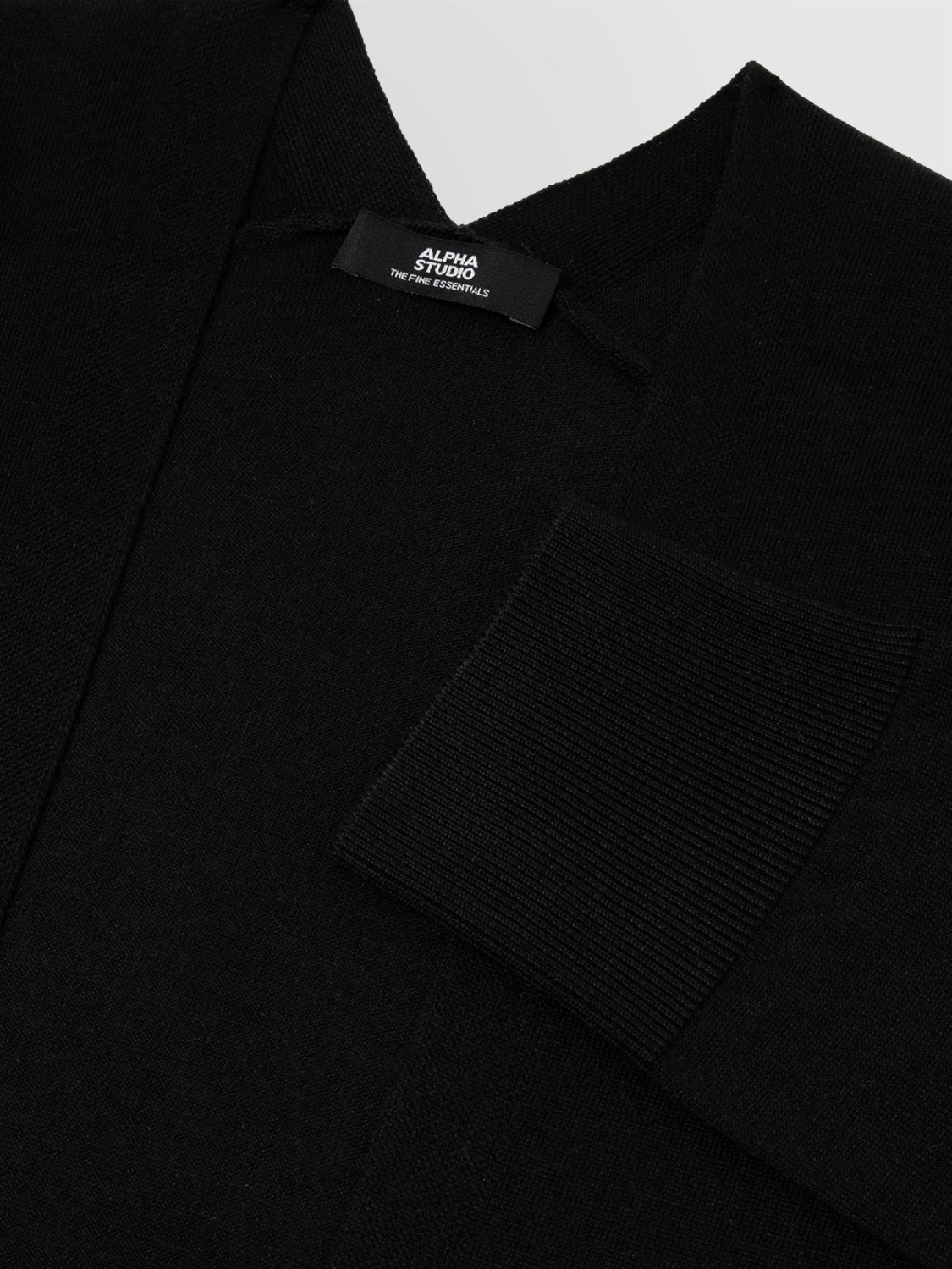 ALPHA STUDIO: CARDIGAN SCIALLATO IN SETA E CASHMERE