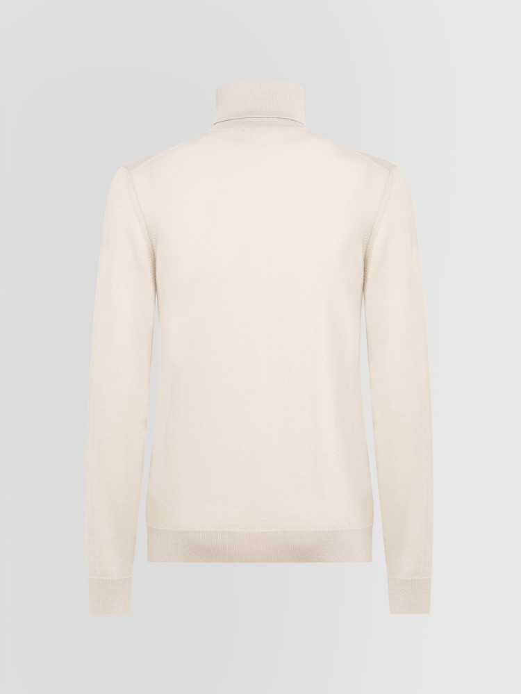 BASIC TURTLENECK SWEATER IN MERINO WOOL