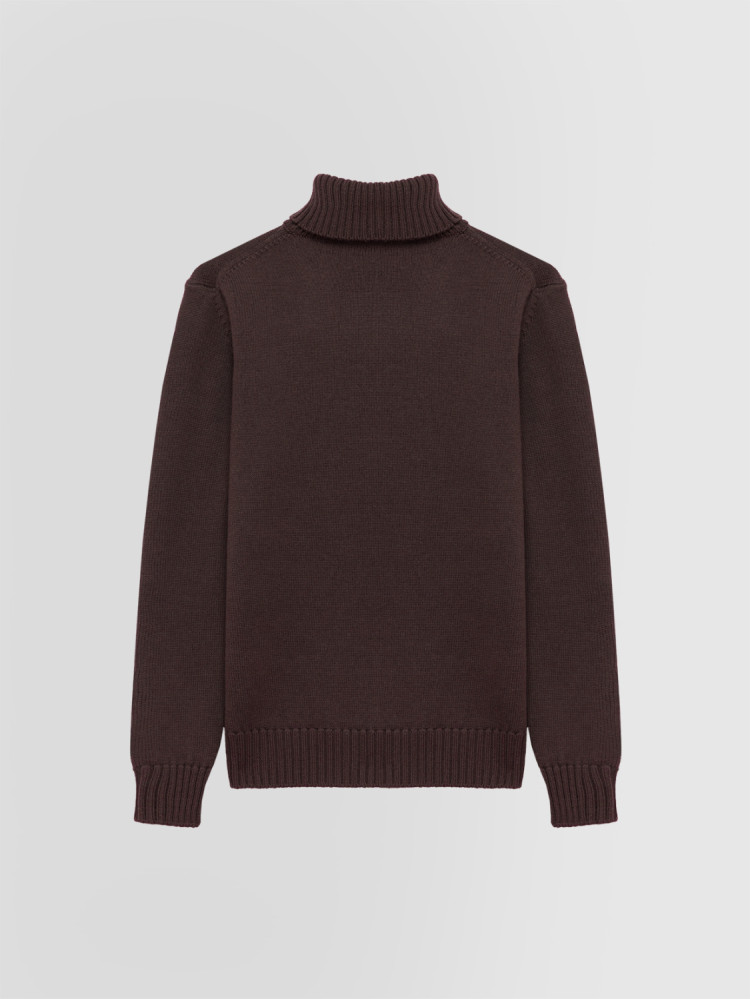 JERSEY DE CUELLO CISNE DE VARIOS CABOS EN LANA MERINO