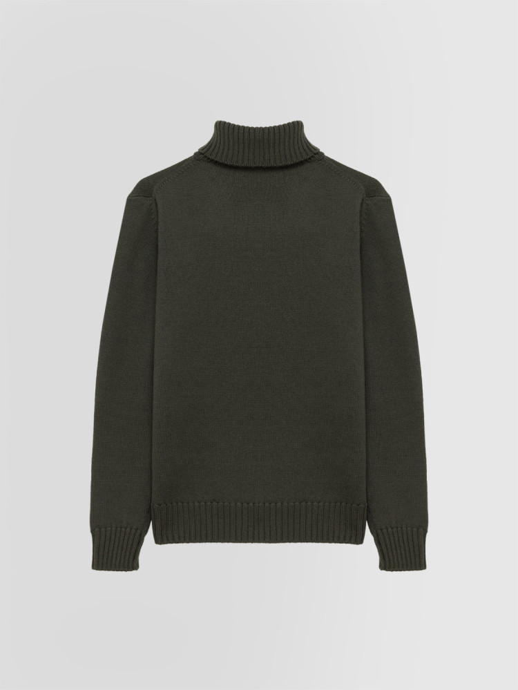 JERSEY DE CUELLO CISNE DE VARIOS CABOS EN LANA MERINO