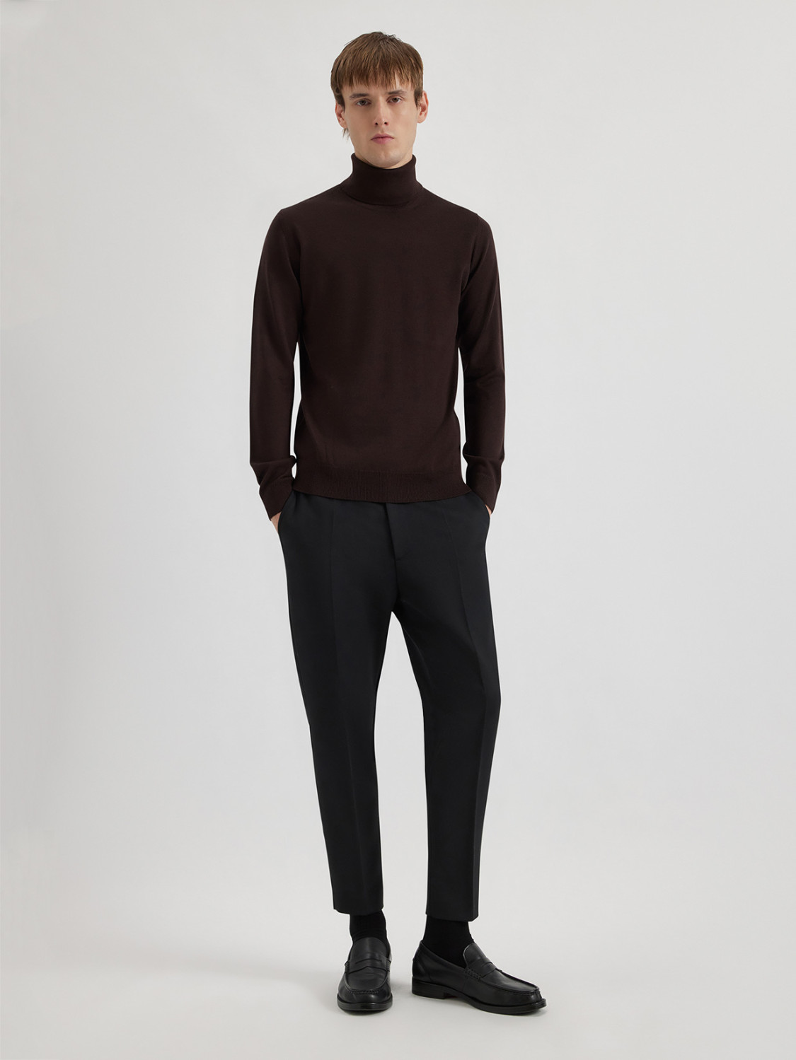 ALPHA STUDIO: CICLISTA SLIM IN MERINOS