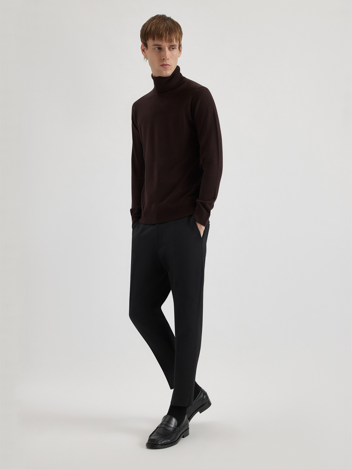 ALPHA STUDIO: CICLISTA SLIM IN MERINOS