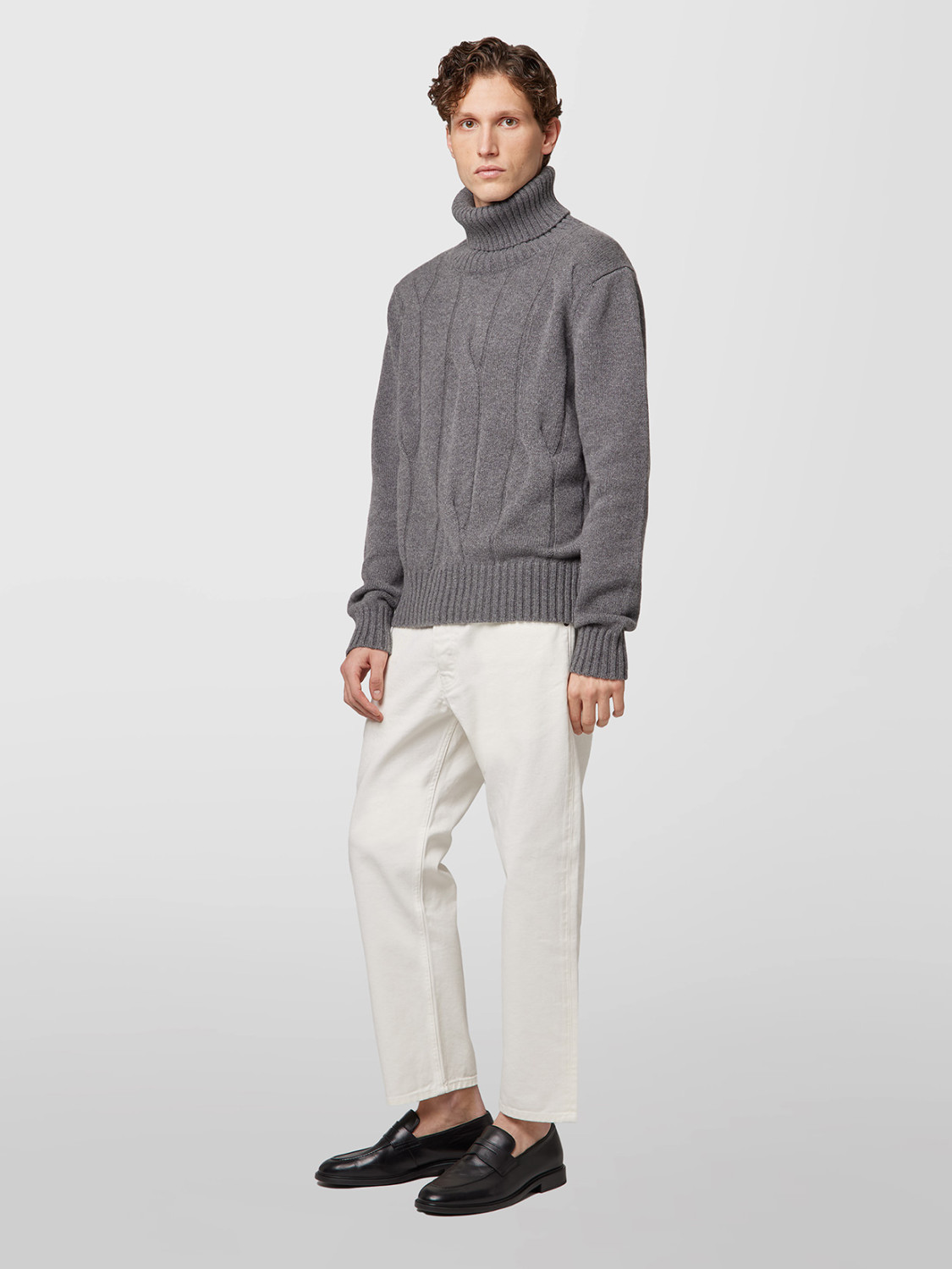 ALPHA STUDIO: CICLISTA TRECCIA IN CASHMERE 4 FILI