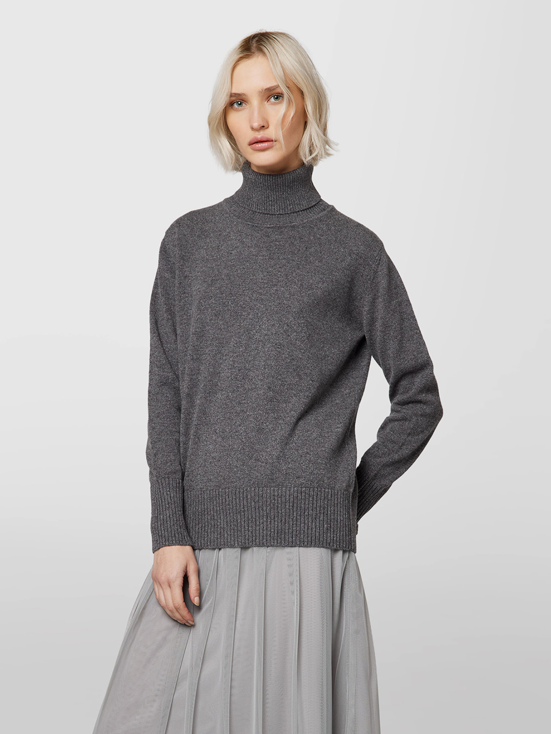 ALPHA STUDIO: FOUR SEASON TURTLE NECK SWEATER
