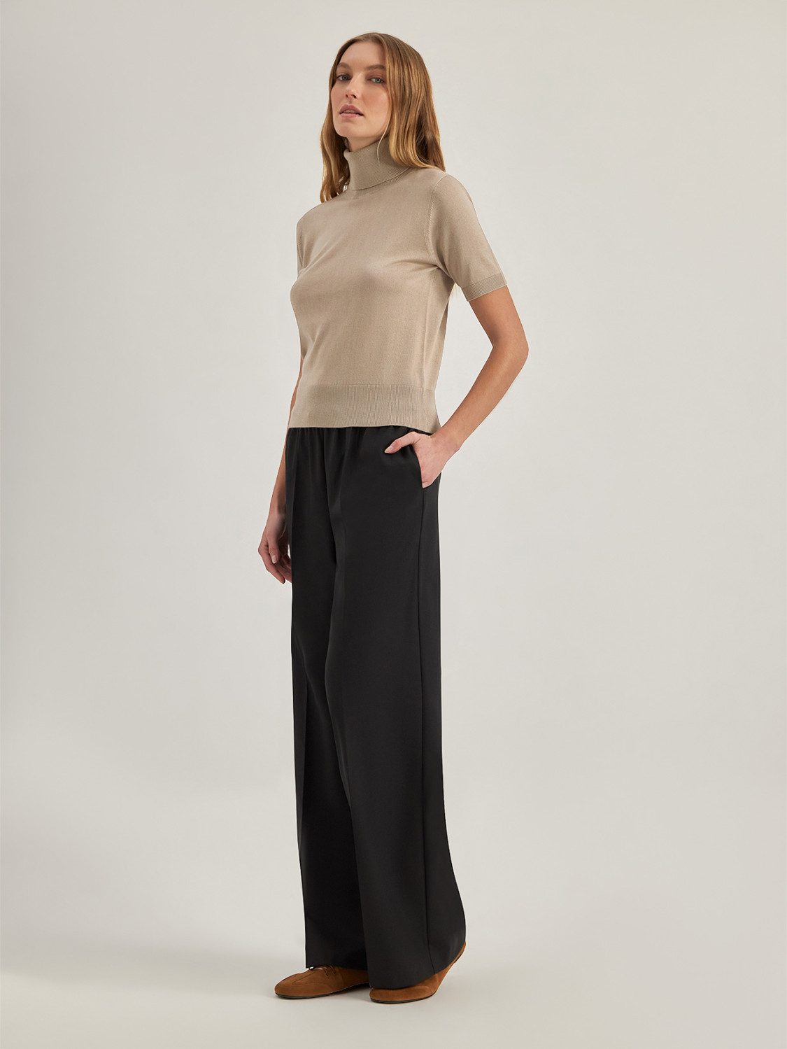ALPHA STUDIO: DOLCEVITA IN SETA E CASHMERE