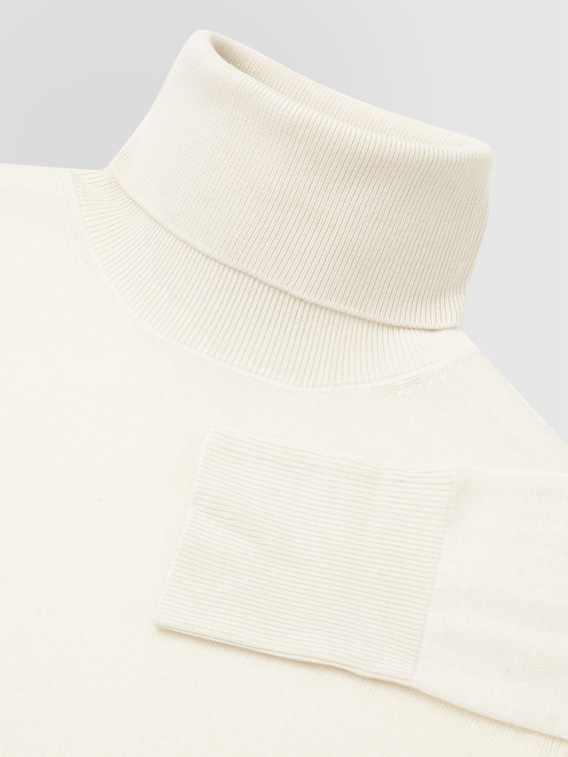 ALPHA STUDIO: JERSEY DE CUELLO VUELTO EN SEDA Y CACHEMIRA