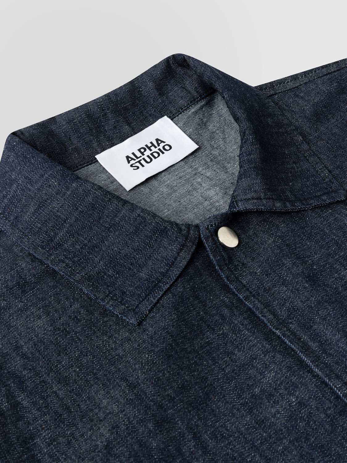 ALPHA STUDIO: GIACCA CHAMBRAY