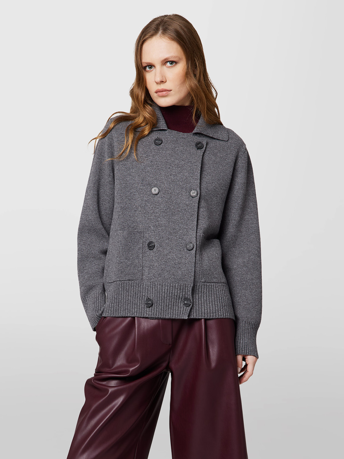 ALPHA STUDIO: DOUBLE BREASTED JACKET RETRO