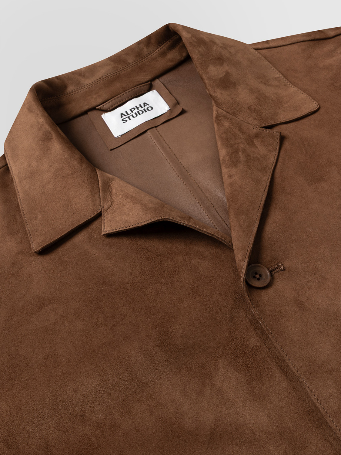 ALPHA STUDIO: GIACCA REVER IN SUEDE