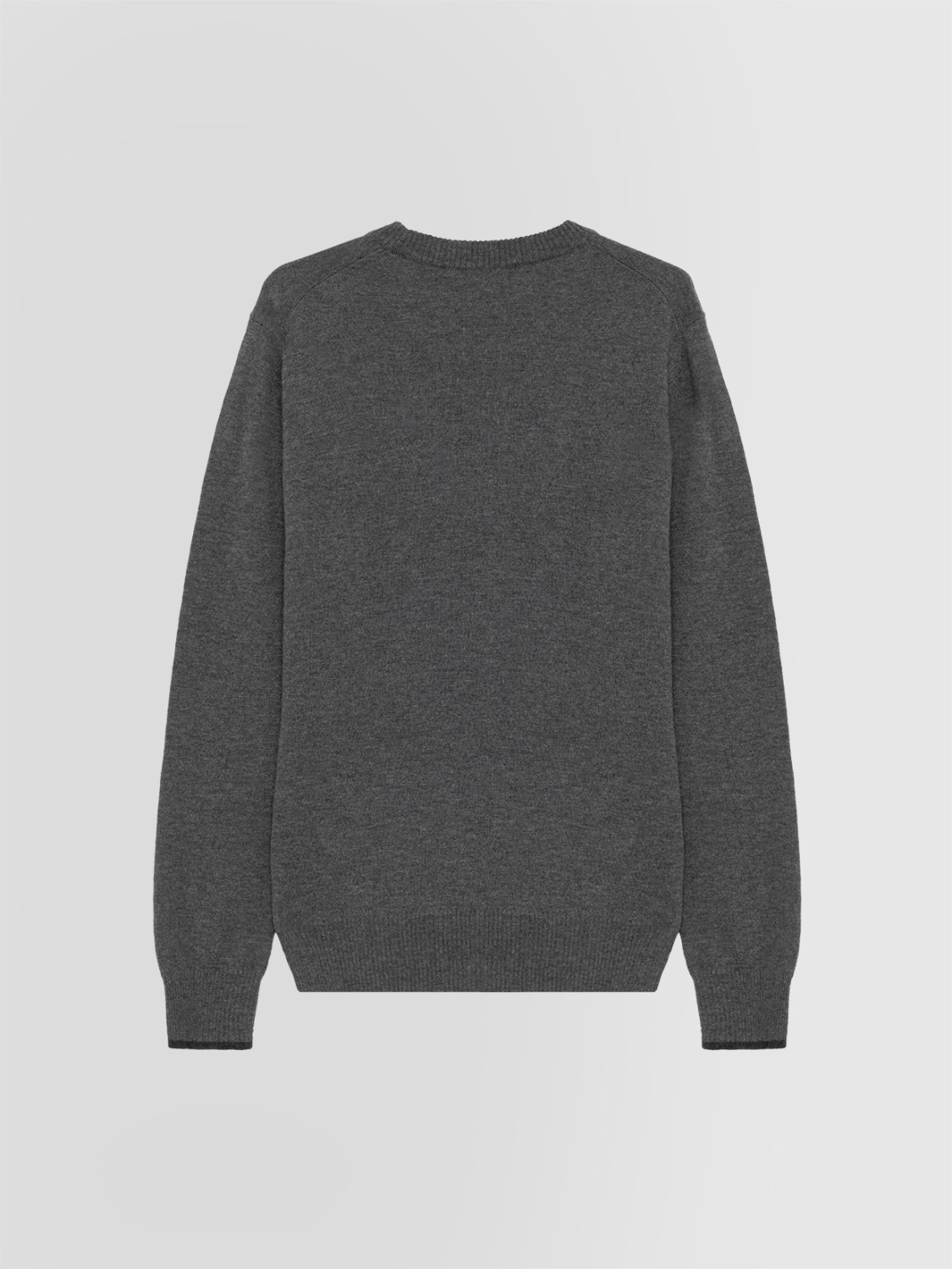 ALPHA STUDIO: BASIC CREW NECK SWEATER IN GEELONG WOOL