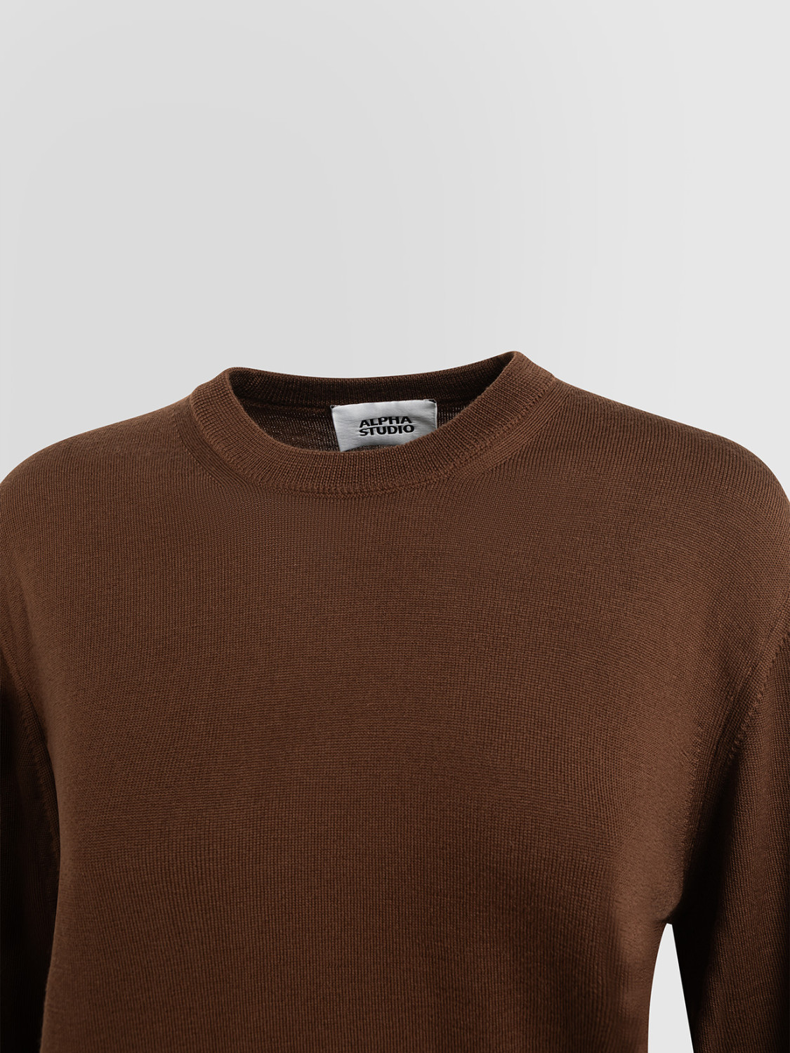 ALPHA STUDIO: GIROCOLLO BASIC IN MERINOS