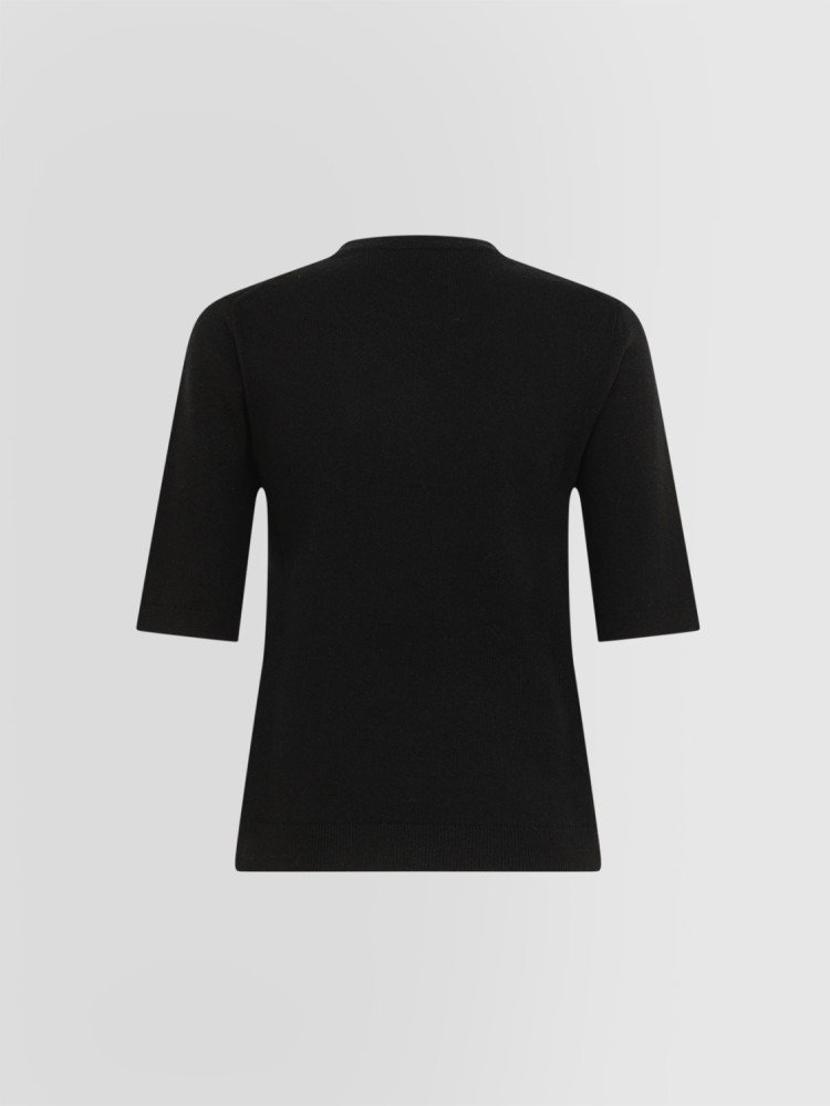 MIXED RIB CREW NECK SWEATER