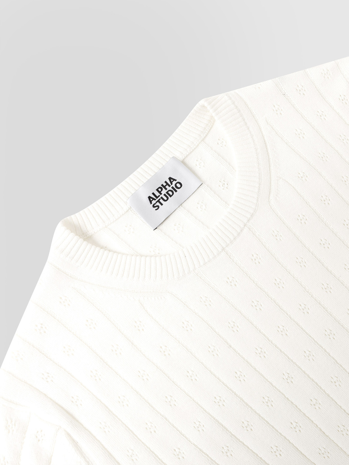 ALPHA STUDIO: GIROCOLLO FANTASY COTTON