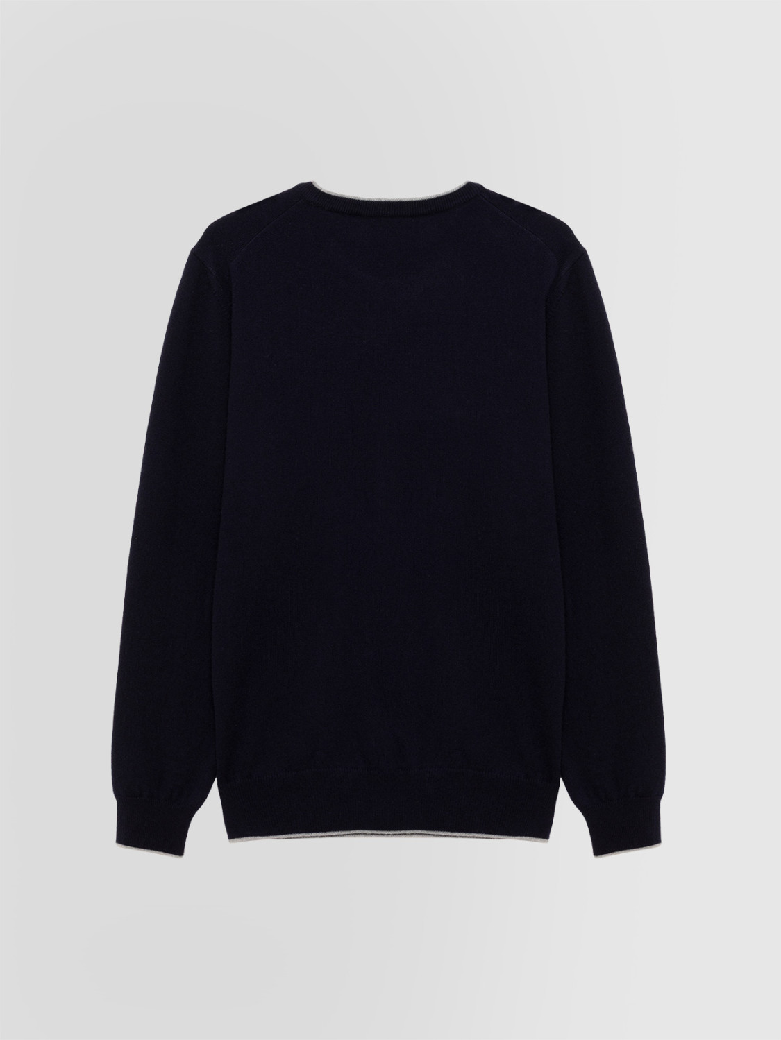 ALPHA STUDIO: CREW NECK SWEATER IN CASHMERE