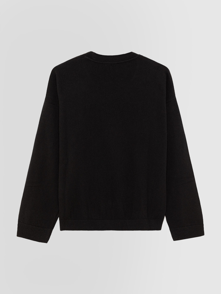 CREW NECK SWEATER IN CASHMERE