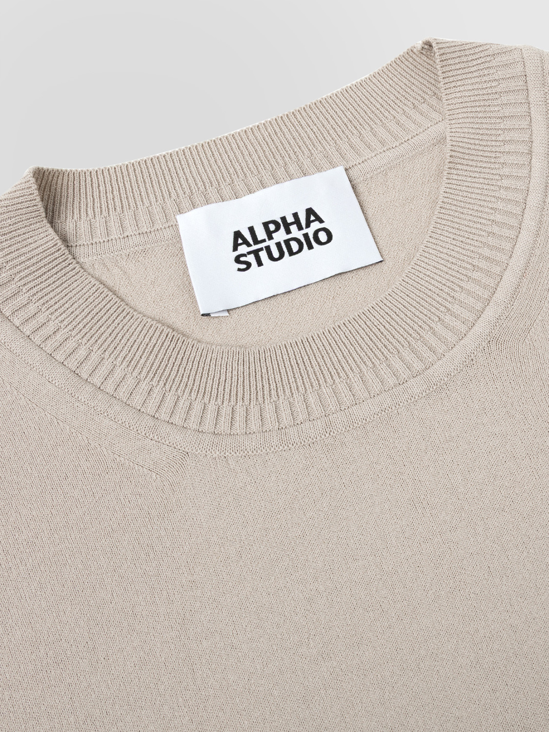 ALPHA STUDIO: TECHNICAL CREPE NECKLACE