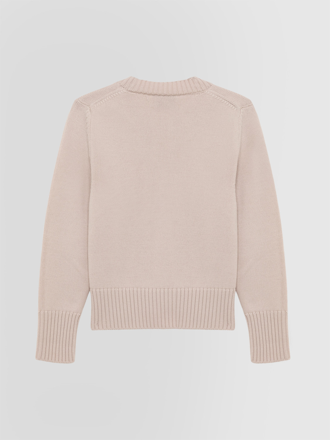 ALPHA STUDIO: CREW NECK SWEATER IN MERINO WOOL