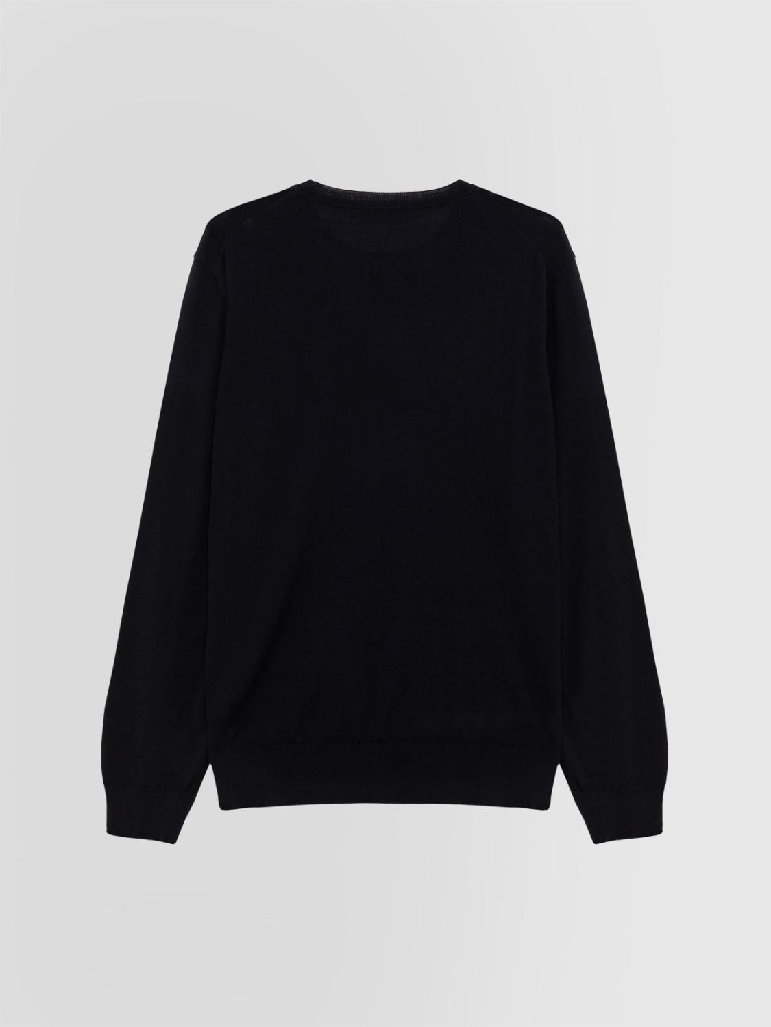 ALPHA STUDIO: CREW NECK SWEATER IN MERINO WOOL
