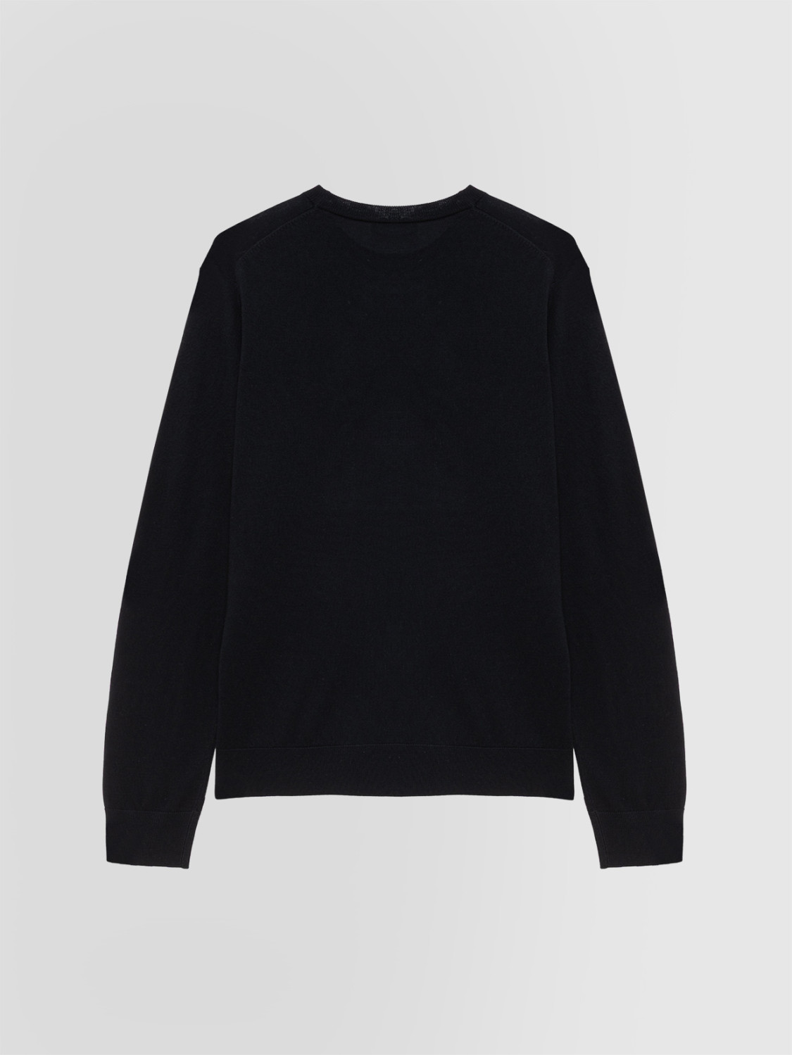 ALPHA STUDIO: CREW NECK SWEATER IN SILK AND CASHMERE