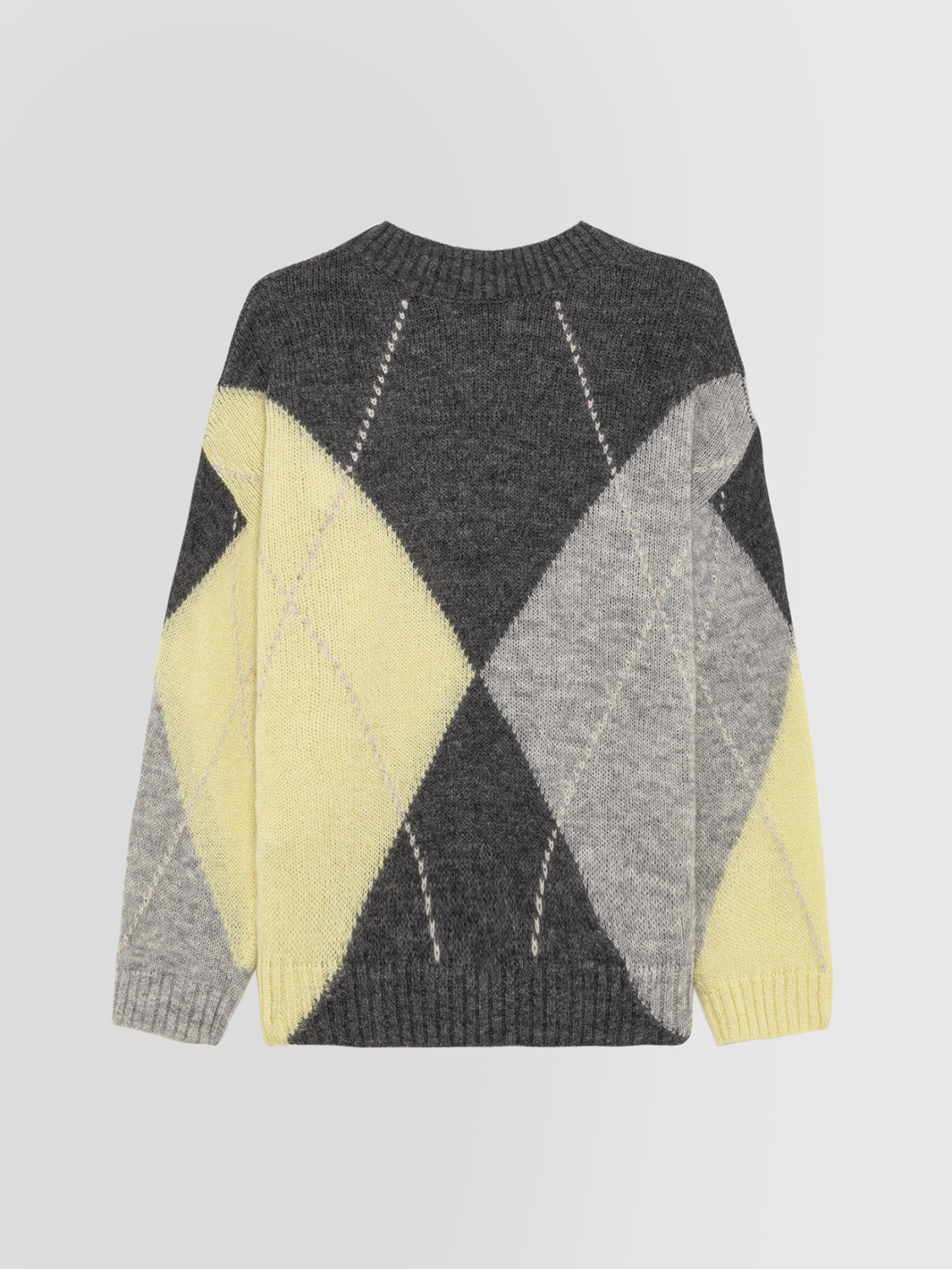 ALPHA STUDIO: GIROCOLLO INTARSIO ARGYLE