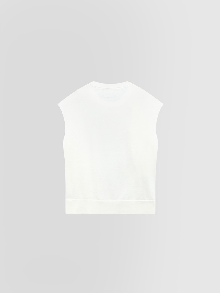 ROUND NECK RUFFLE SLEEVES