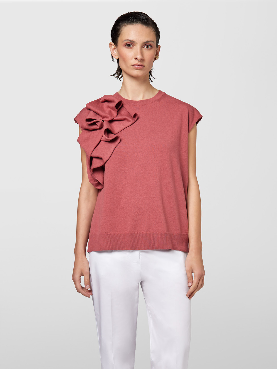 ALPHA STUDIO: GIROCOLLO MANICHE ROUCHES