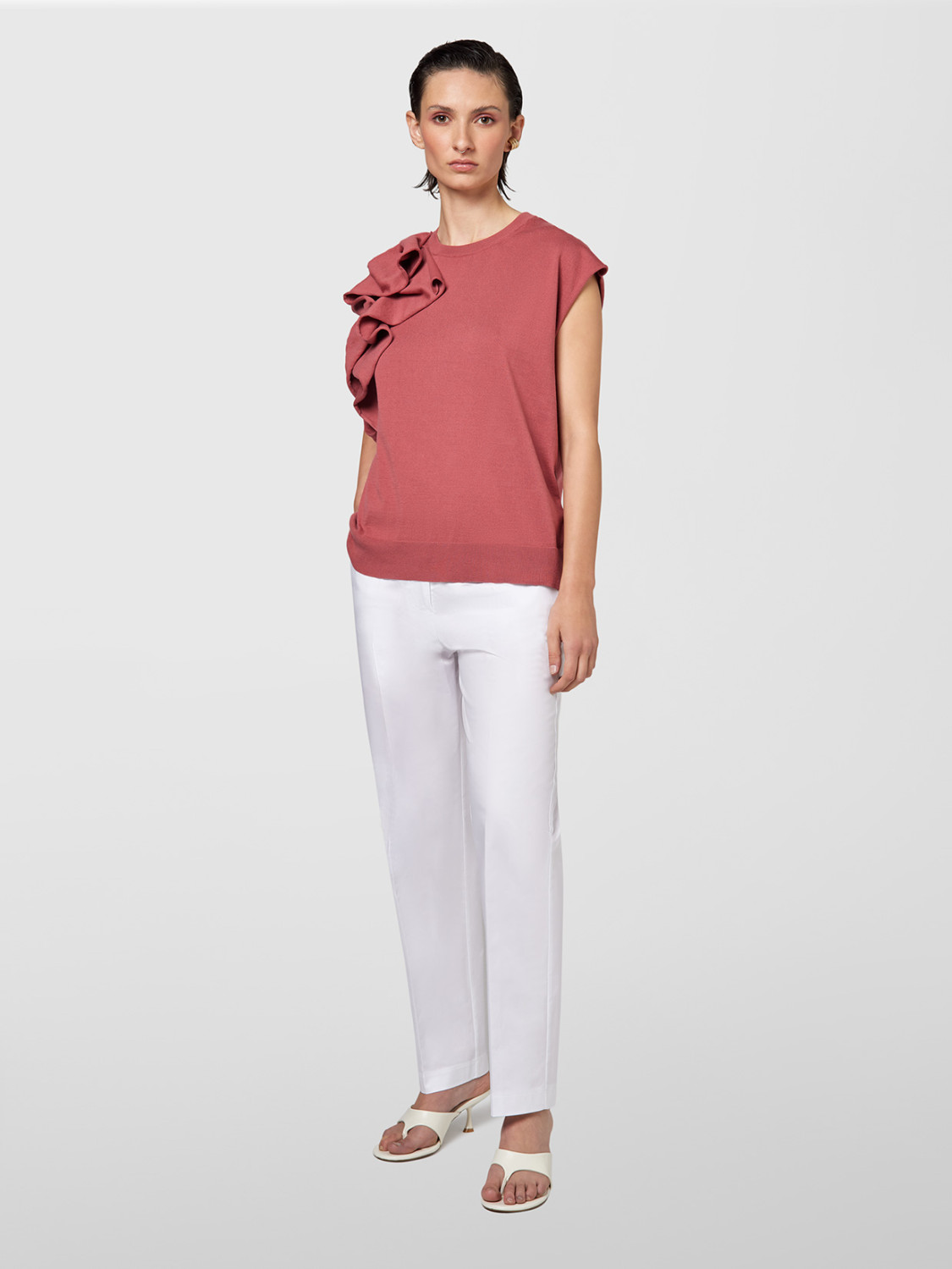 ALPHA STUDIO: GIROCOLLO MANICHE ROUCHES