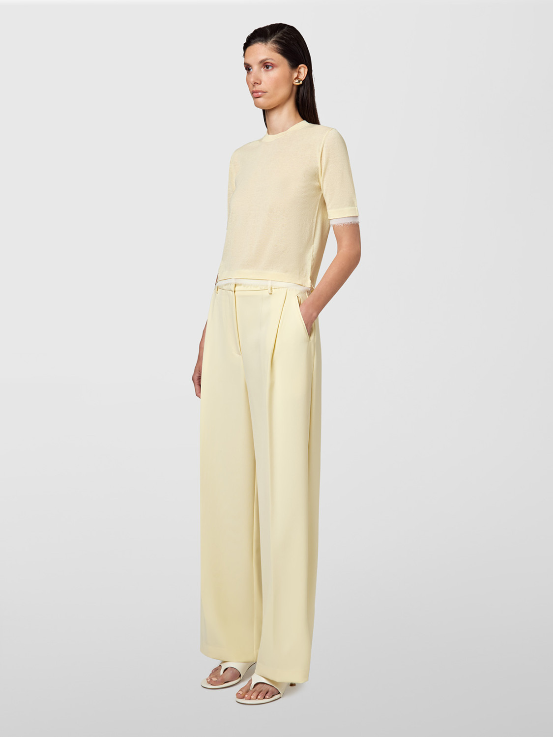 ALPHA STUDIO: GIROCOLLO MIX FABRIC