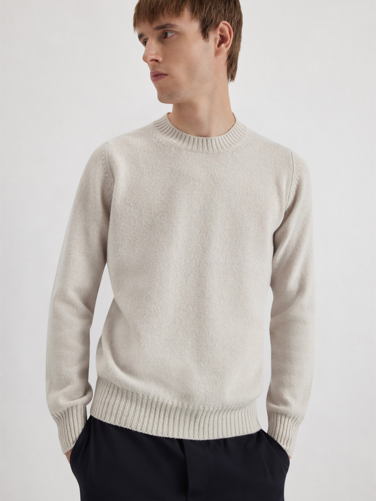 GIROCOLLO PIU' FILI IN LANA E CASHMERE