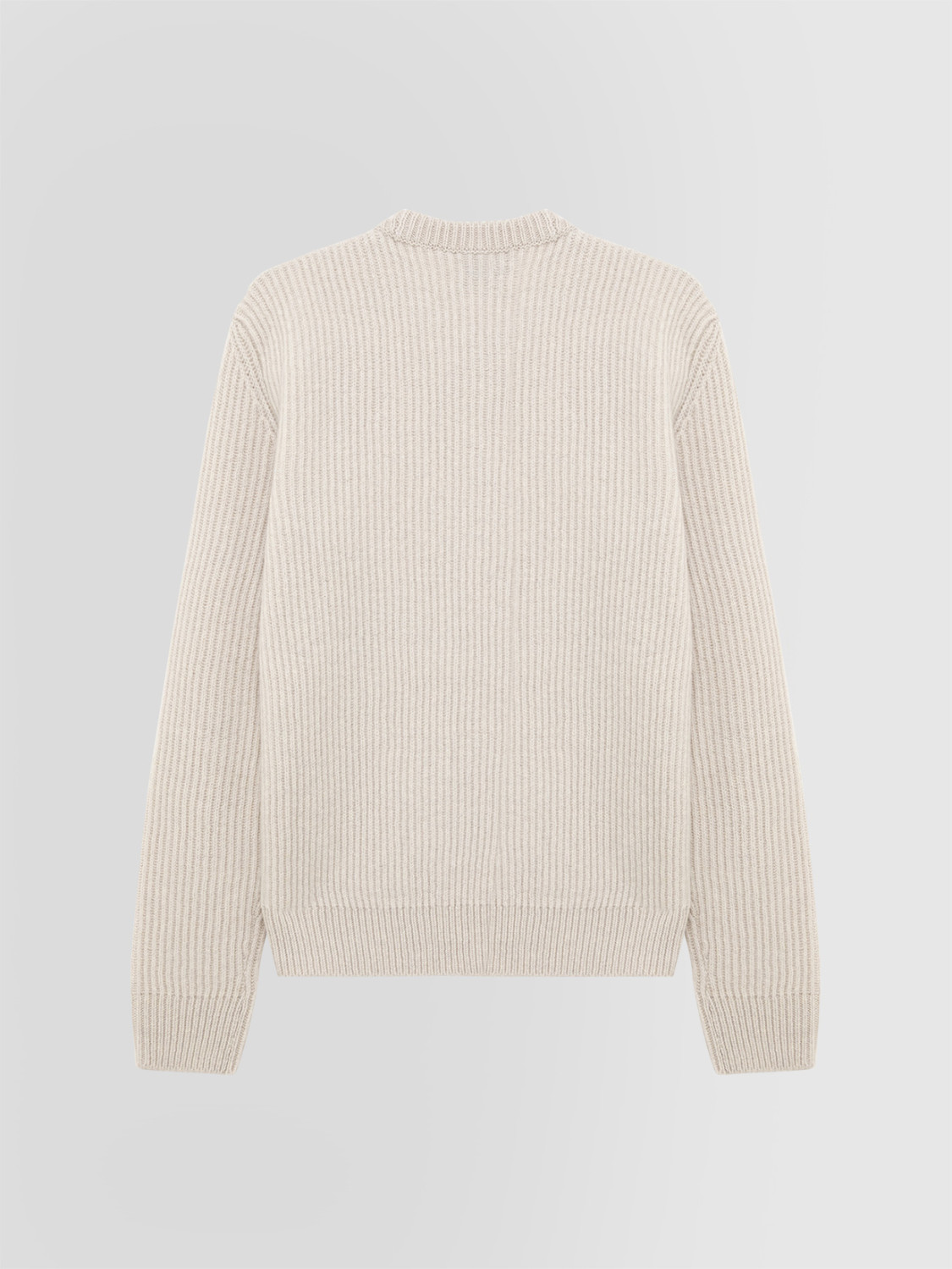 ALPHA STUDIO: MULTI-PLY CREW NECK SWEATER IN WOOL AND CASHMERE