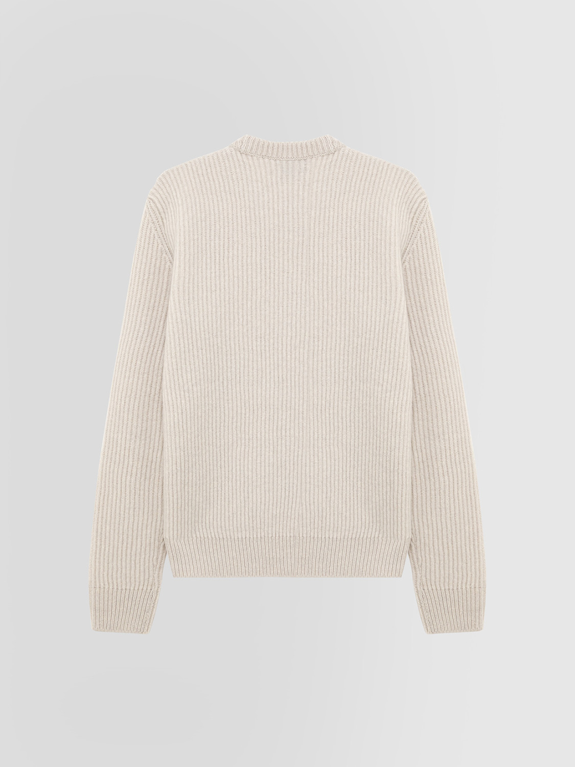 ALPHA STUDIO: MULTI-PLY CREW NECK SWEATER IN WOOL AND CASHMERE