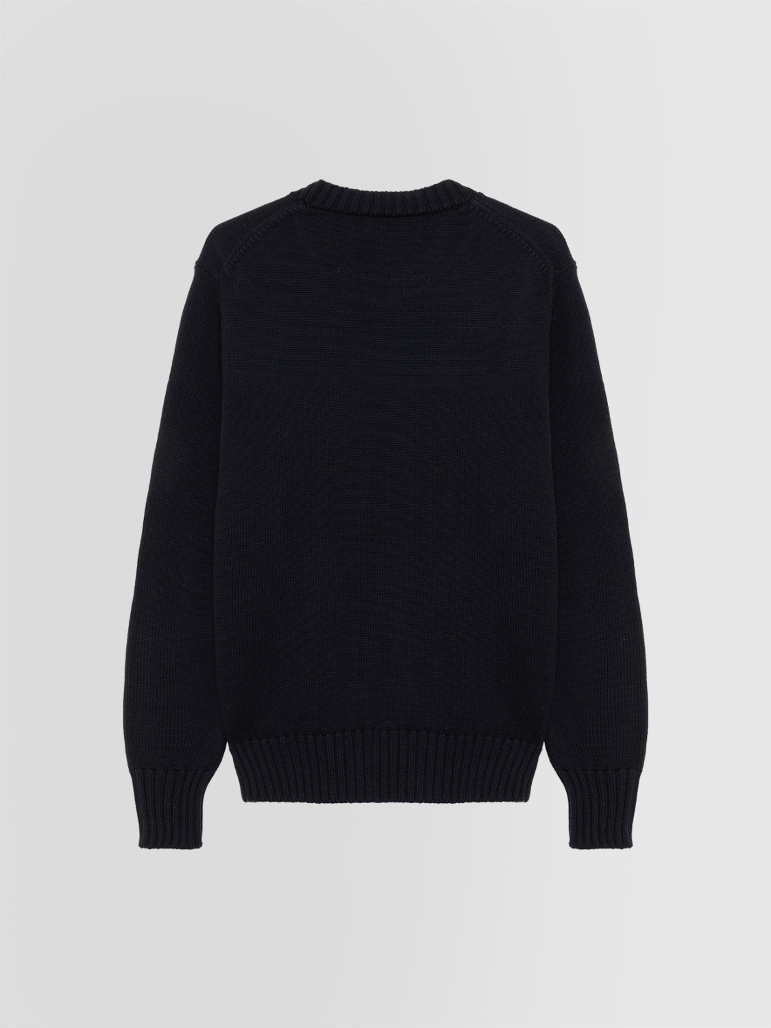 ALPHA STUDIO: MULTI-PLY CREW NECK SWEATER IN MERINO WOOL