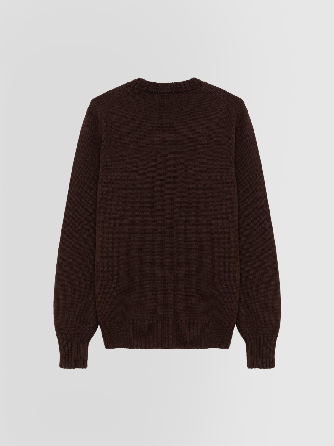 ALPHA STUDIO: MULTI-PLY CREW NECK SWEATER IN MERINO WOOL