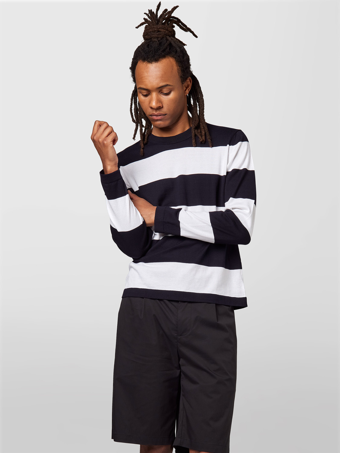 ALPHA STUDIO: GIROCOLLO RIGHE MIX