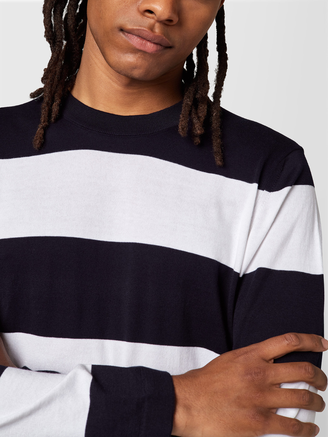 ALPHA STUDIO: GIROCOLLO RIGHE MIX