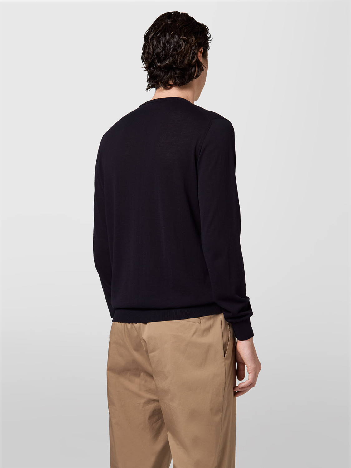 ALPHA STUDIO: SEA ISLAND CREW NECK