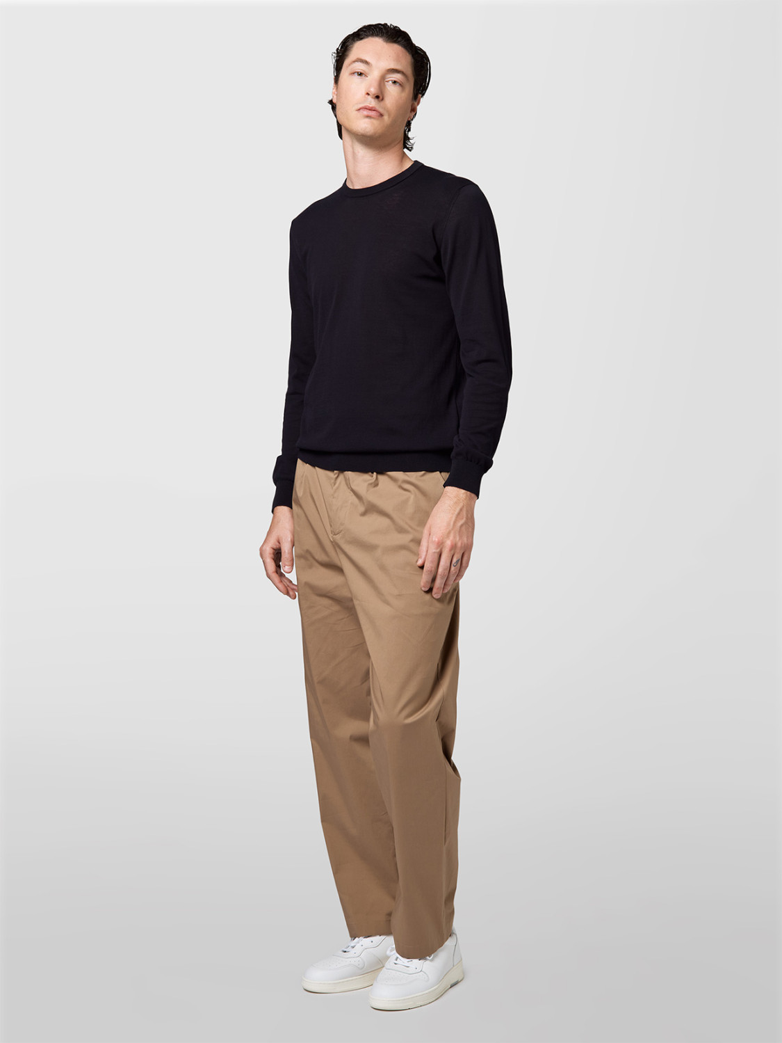ALPHA STUDIO: SEA ISLAND CREW NECK