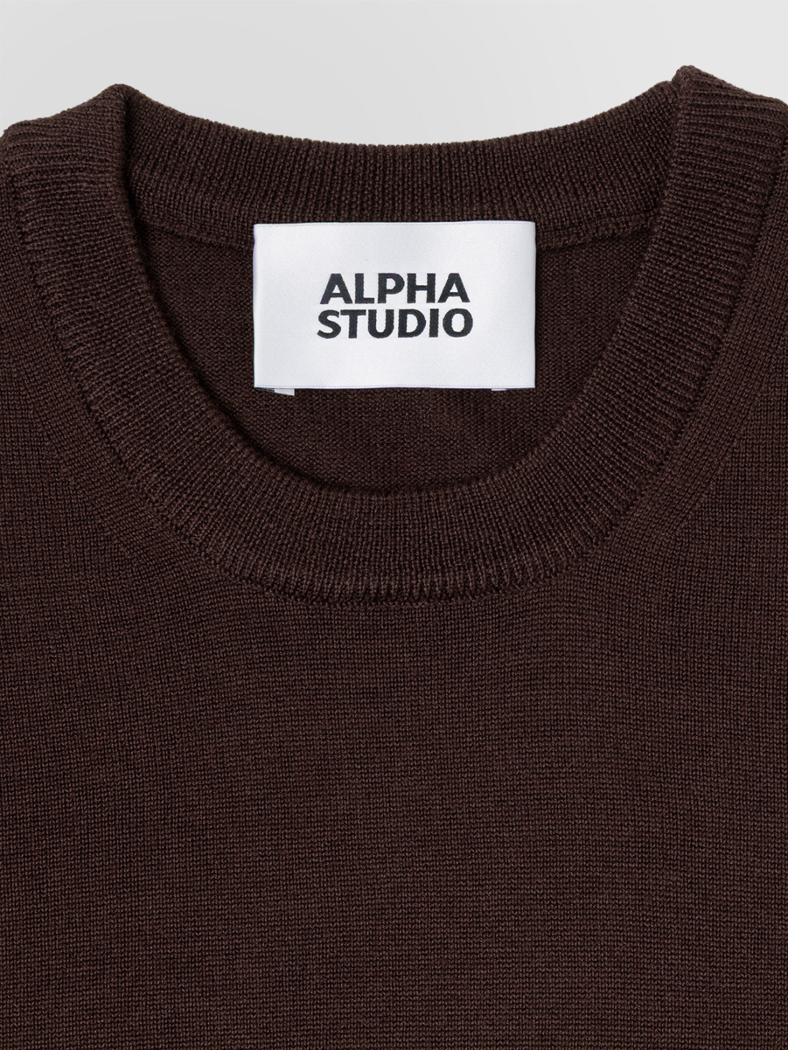 ALPHA STUDIO: GIROCOLLO SLIM IN MERINOS