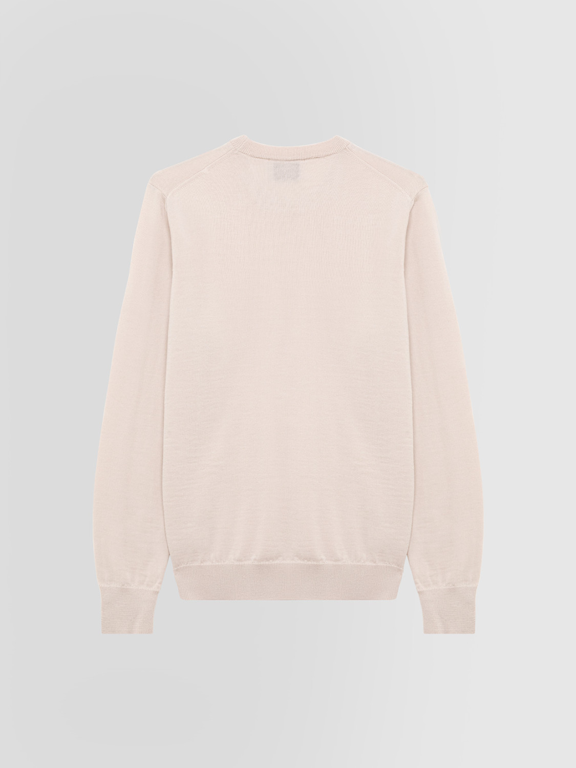 ALPHA STUDIO: SLIM CREW NECK SWEATER IN MERINO WOOL