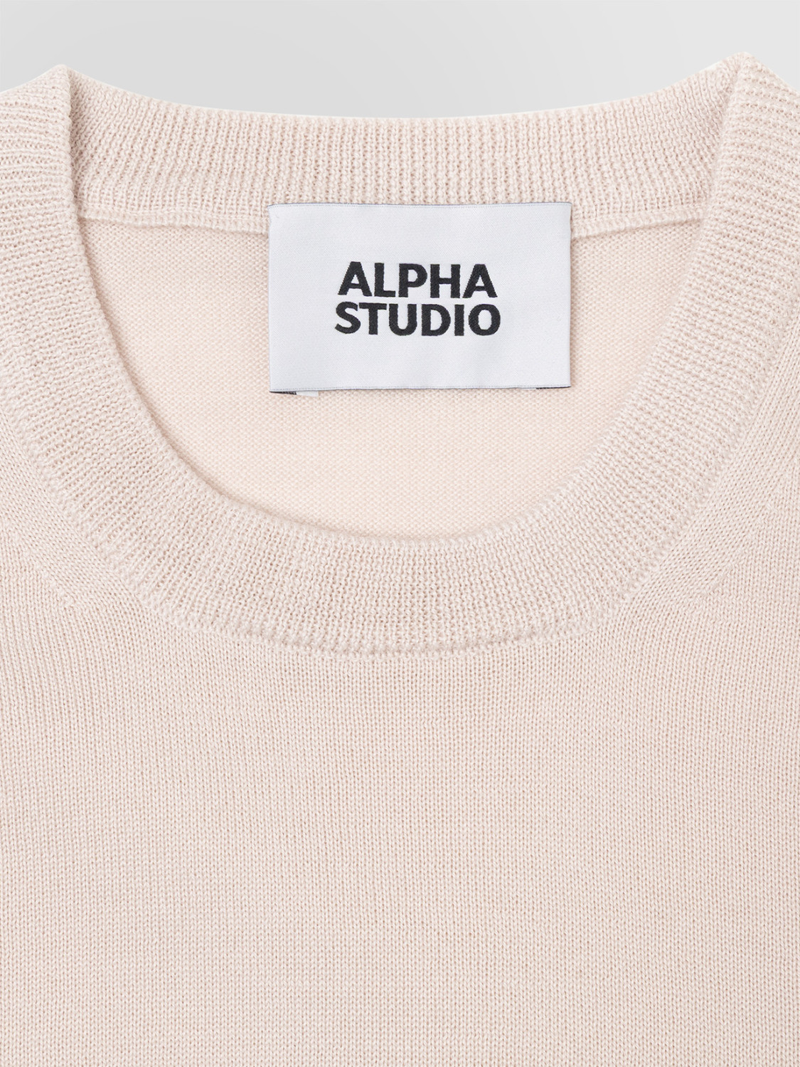 ALPHA STUDIO: GIROCOLLO SLIM IN MERINOS