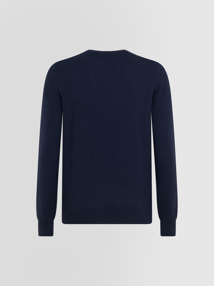URBAN BASIC CREW NECK SWEATER IN GEELONG WOOL