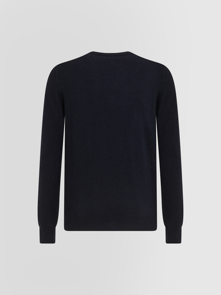 URBAN BASIC CREW NECK SWEATER IN GEELONG WOOL