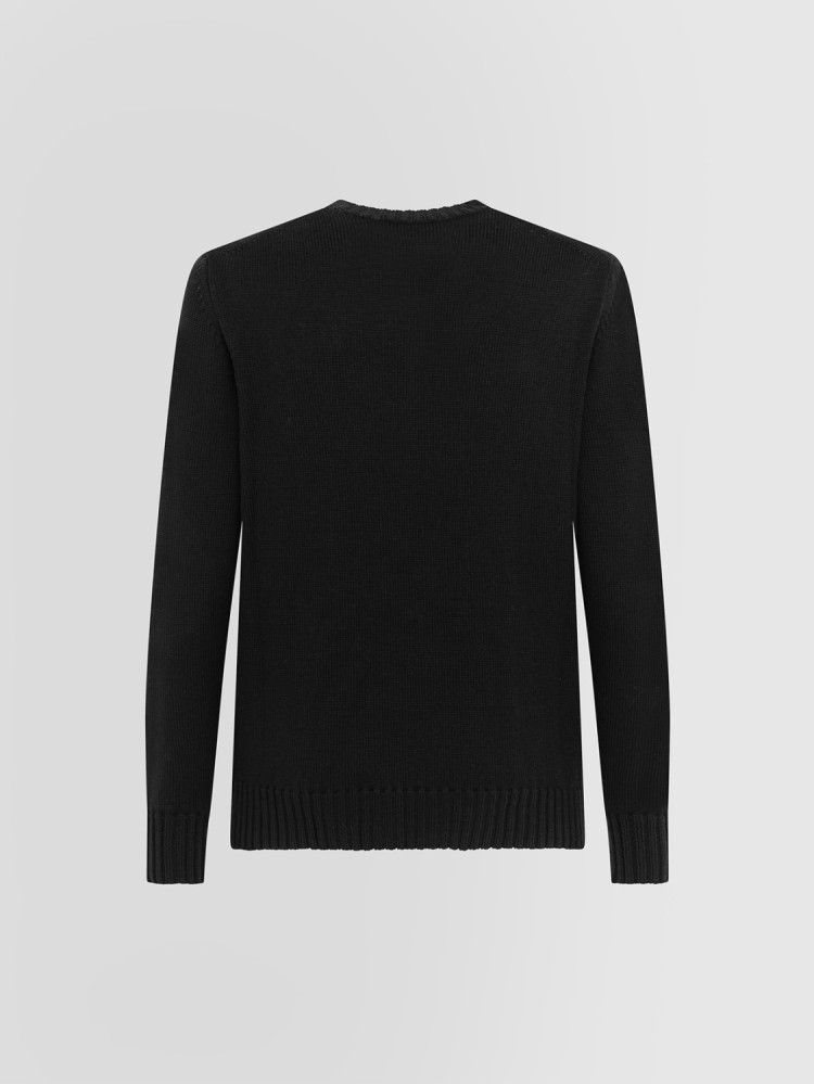 URBAN CREW NECK SWEATER IN MERINO WOOL