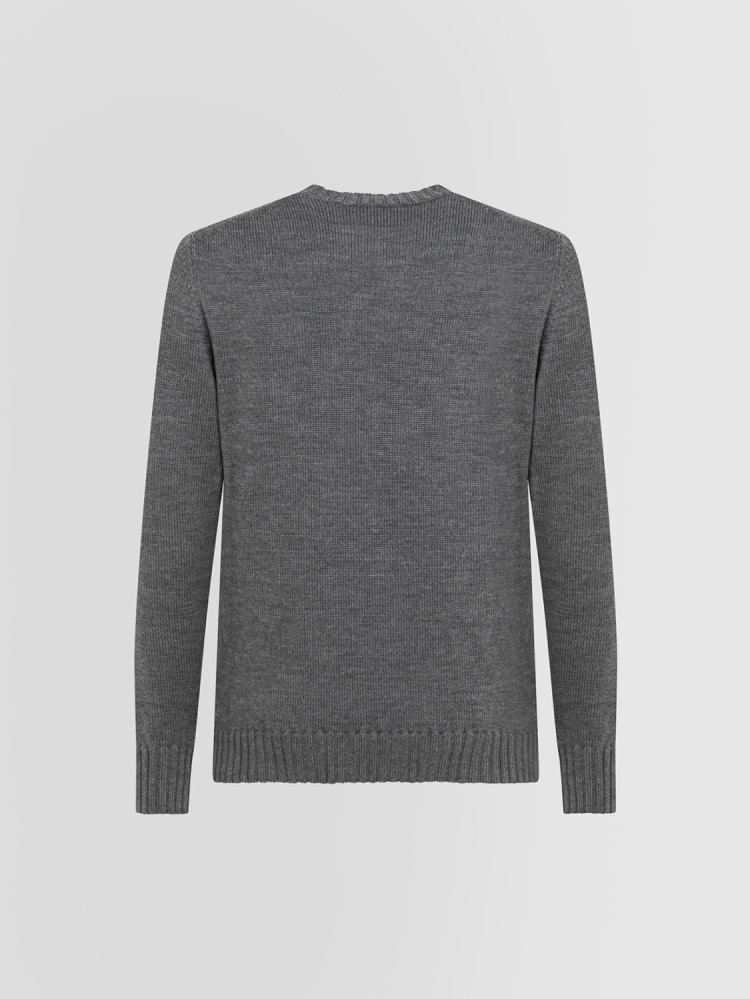 URBAN CREW NECK SWEATER IN MERINO WOOL