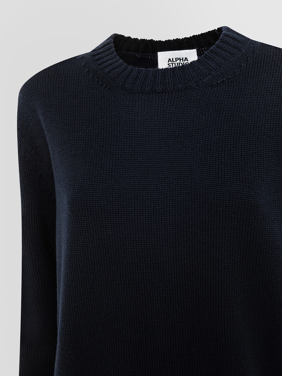 ALPHA STUDIO: Girocollo urbano en merino