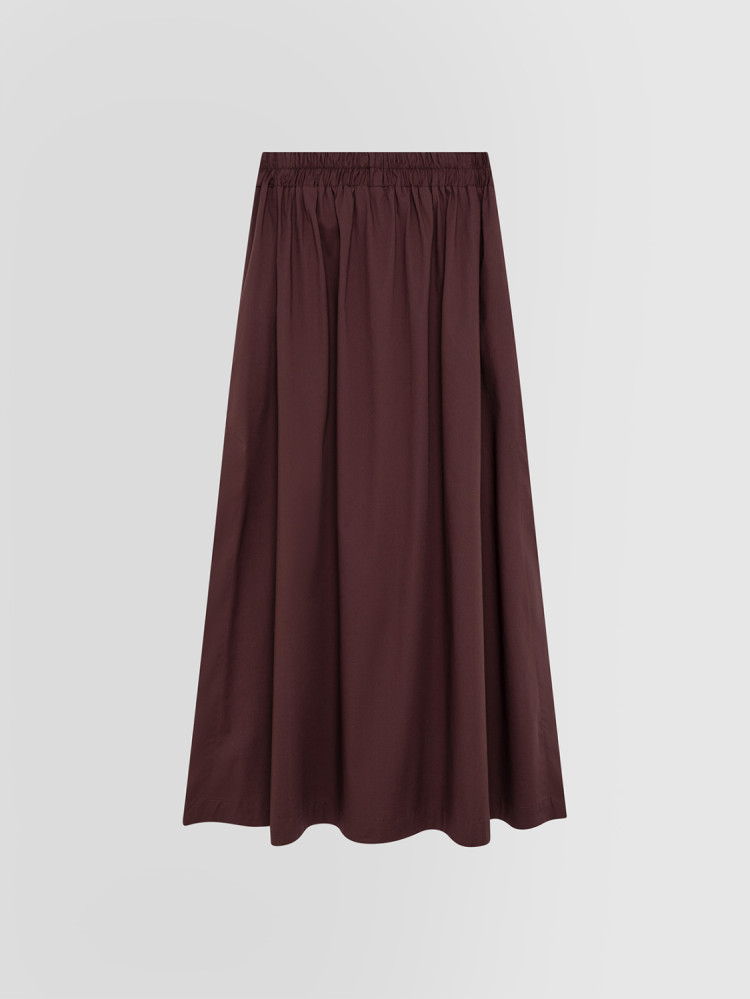 JUPE LONGUE EN POPELINE