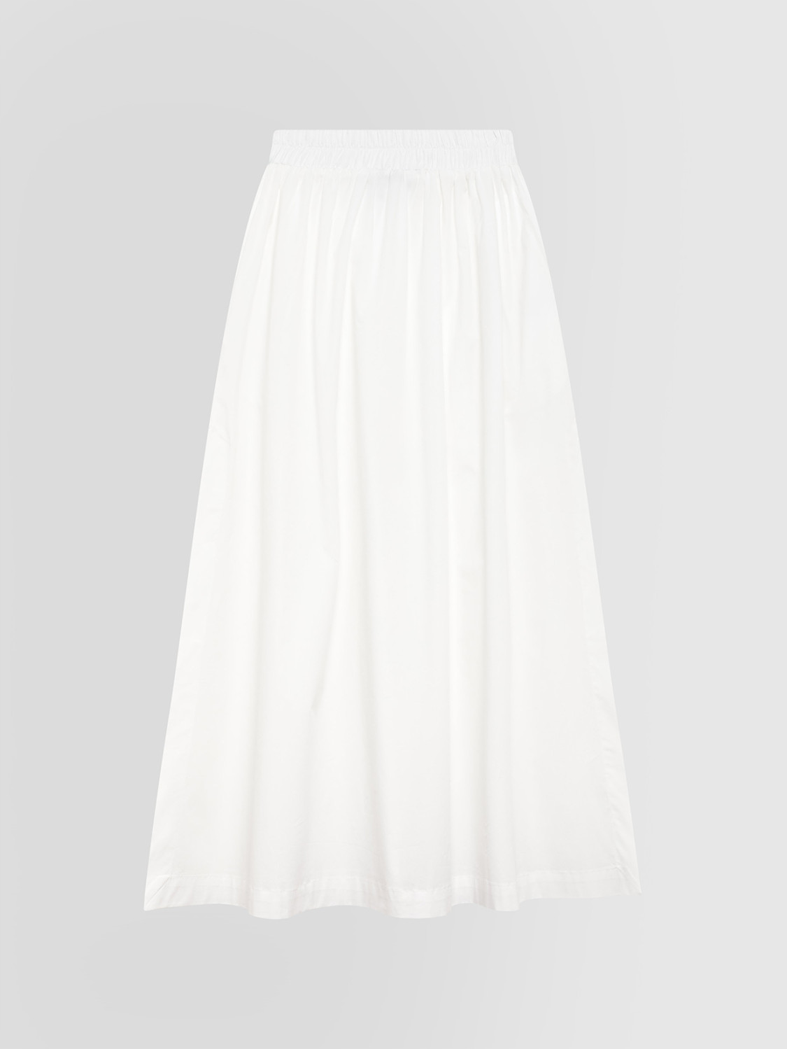 ALPHA STUDIO: LONG POPLIN SKIRT