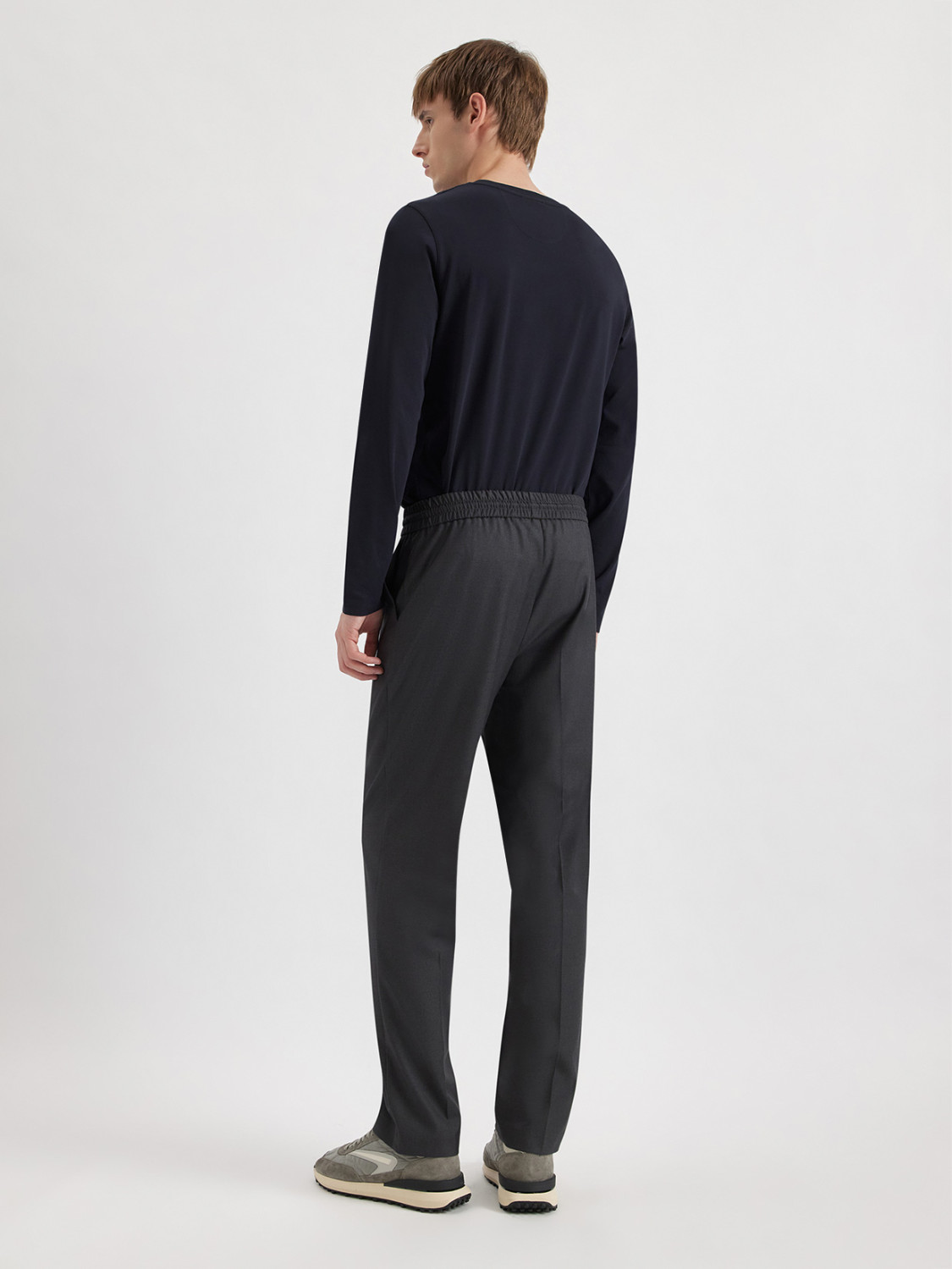 ALPHA STUDIO: JOGGERS IN GABARDINE